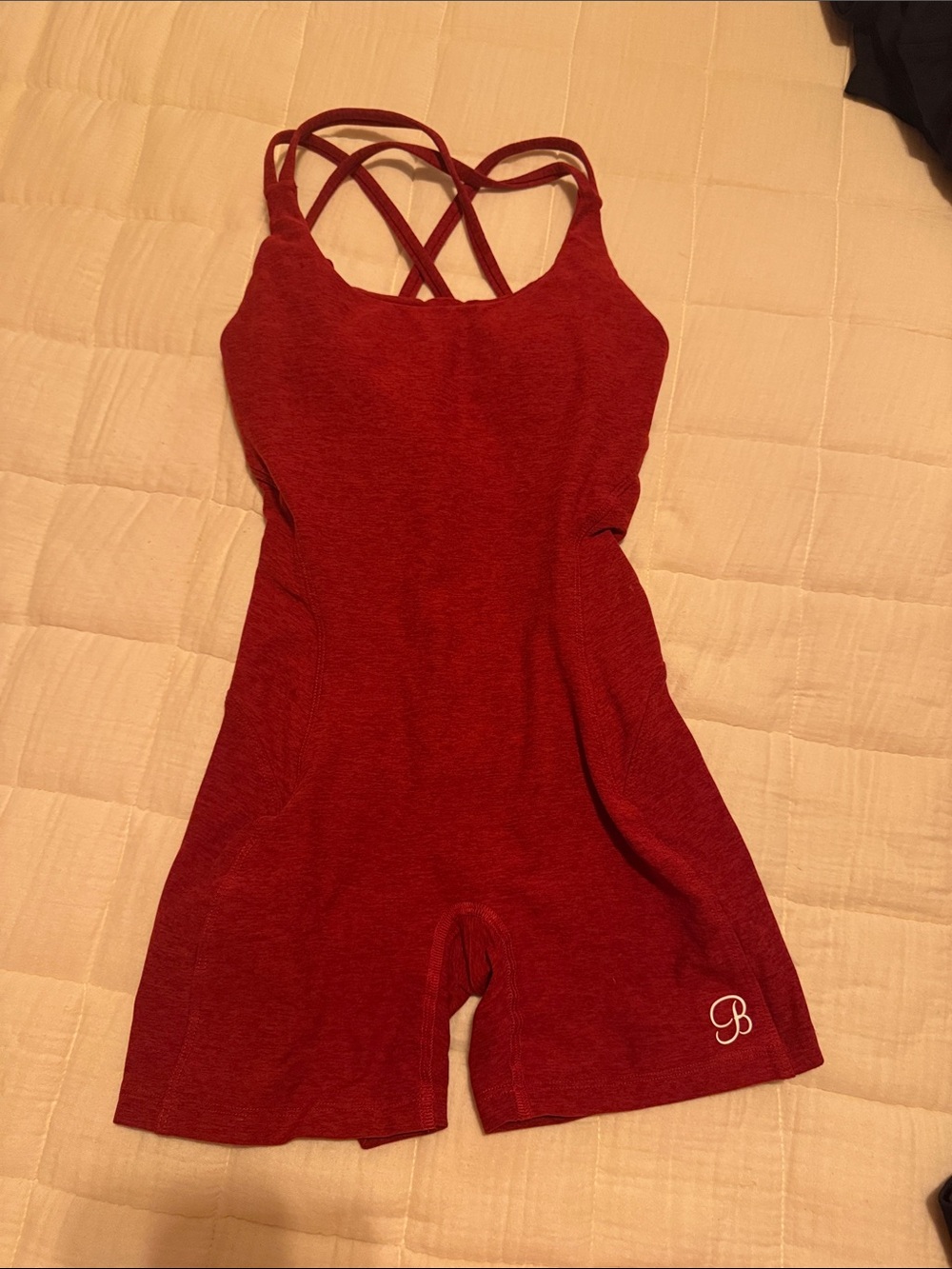 Bombshell red body suit
